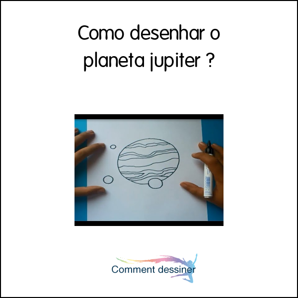 Como desenhar o planeta júpiter